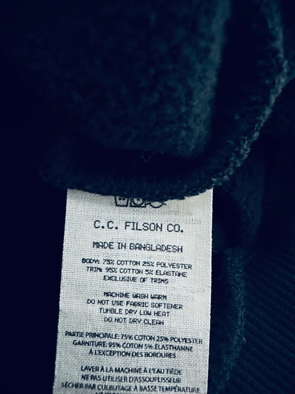 Filson & Kyler Martz Tattoo Hoodie Swestshirt Beaver Art RARE Mens Small - Picture 6 of 8